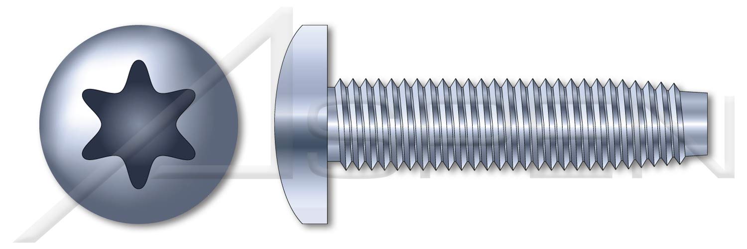 4000pcs M2-0.4 x 6mm DIN 7500 CE Metric Thread Rolling Screws for Metal - Pan Head Torx Drive Steel Zinc Plated - Perfect for Automotive, Electronics & Machinery Assembly