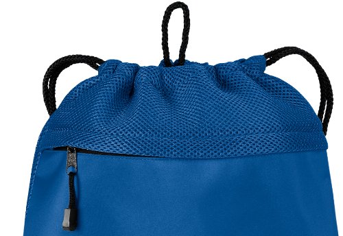 American Flag Drawstring Backpack - USA Patriotic Cinch Bag with Breathable Mesh & Soft Microfiber - Perfect for School, Sports, Travel & Outdoor Activities