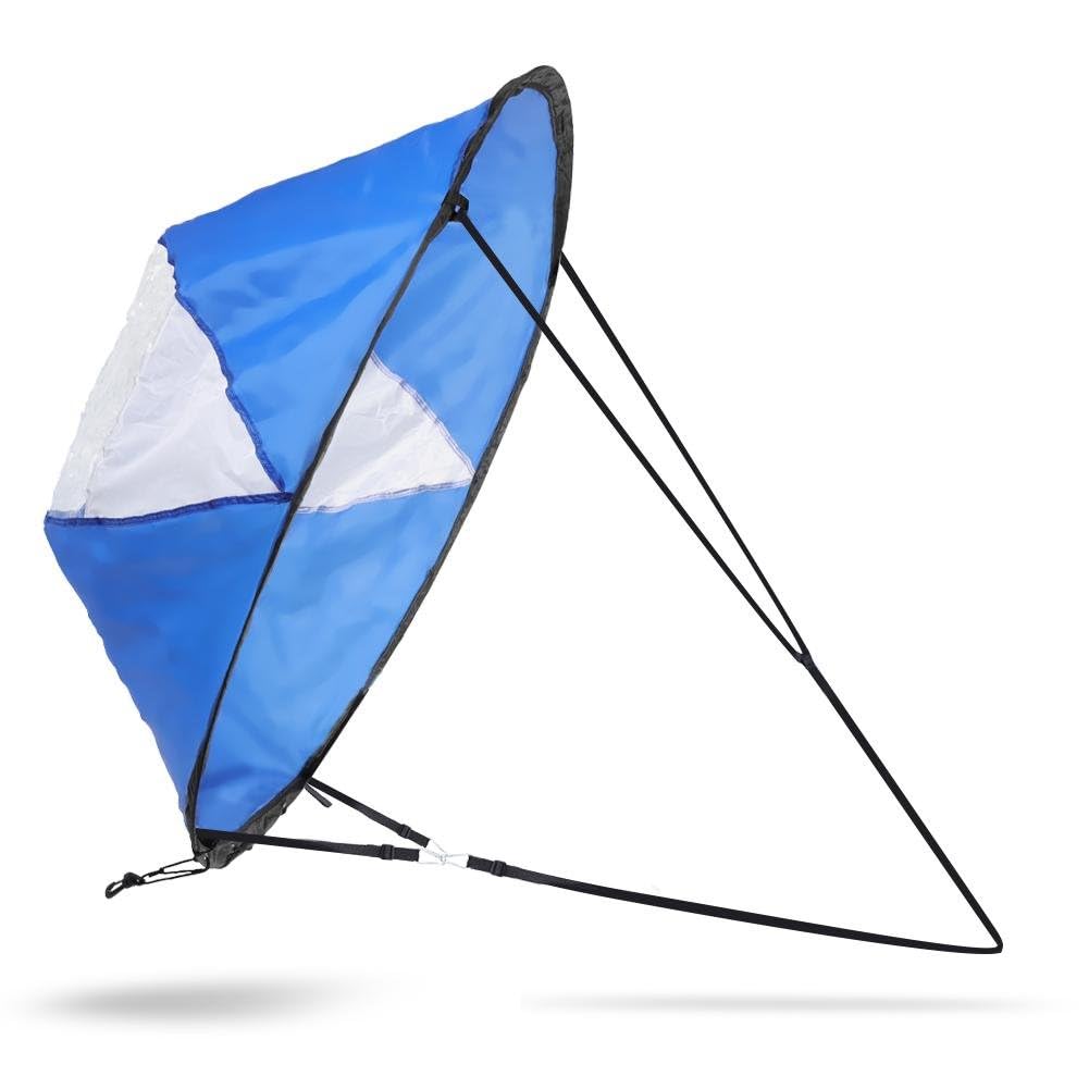 42 Inch Foldable Kayak Sail - Pop Up Wind Sail Kit for Kayaks, Canoes & Inflatable Boats | Lightweight PVC Downwind Sail | Perfect for Kayaking, Canoeing & Stand Up Paddle Boarding Adventures