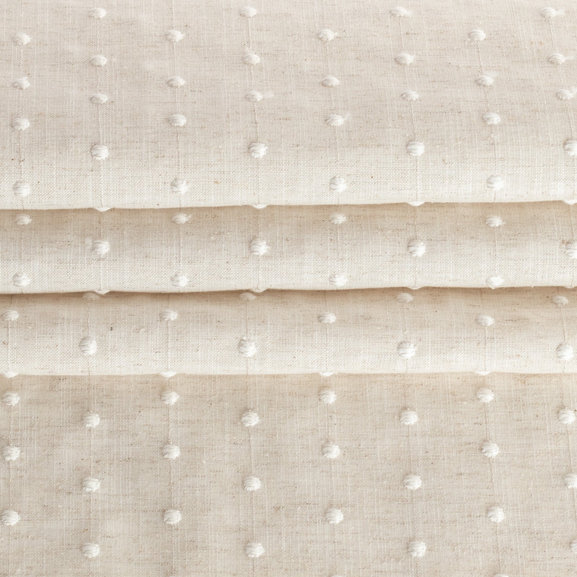 Premium Constance Swiss Dot Fabric in Vanilla - Perfect for Dresses, Blouses, and DIY Sewing Projects