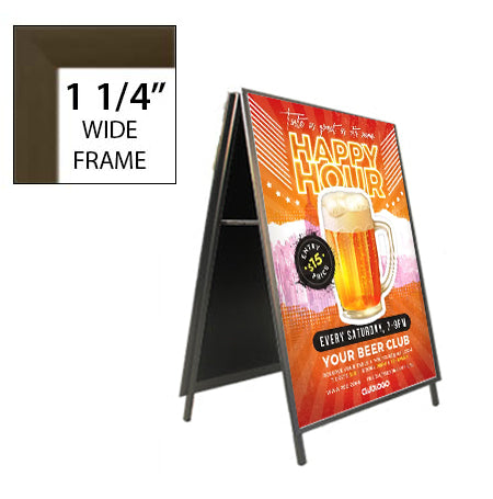 36x42 A-Frame Sign Holder with 1 1/4