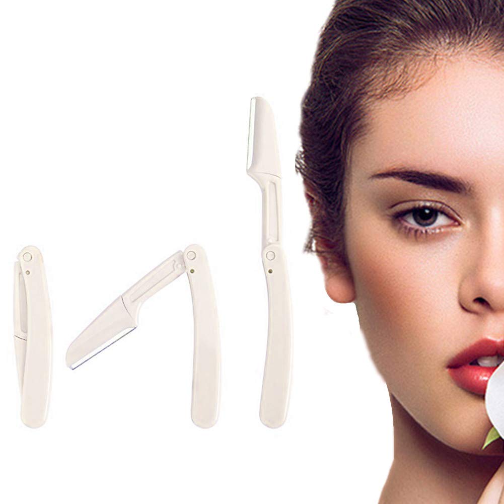 Professional Eyebrow & Face Razor for Women - 6pcs Dermaplaning Tool for Smooth Skin | Perfect for Eyebrow Shaping & Facial Hair Removal at Home