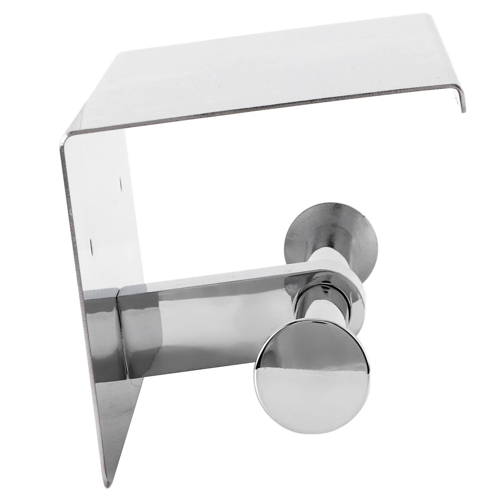 Zerodis Toilet Paper Holder - 304 Stainless Steel Wall Mounted Bathroom Tissue Roll Holder, No Punch Labor Saving Design for Home, Office & RV Use