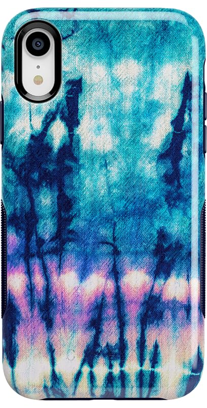 Casely iPhone XR Case - Trendy Acid Wash Tie Dye Phone Cover | Protective Slim Fit Shockproof Case for Everyday Use, Travel & Outdoor Activities