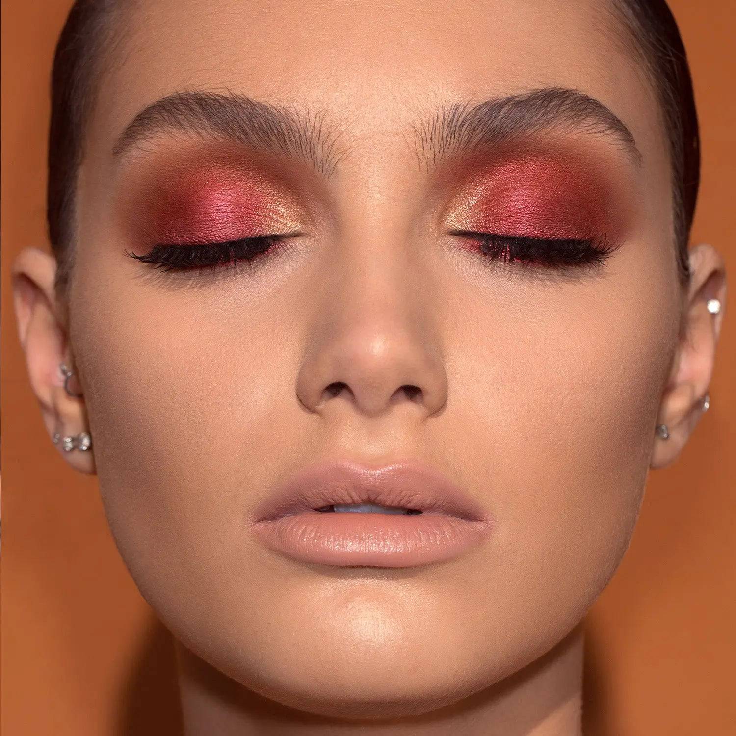 Mini Sunset Eyeshadow Palette - 12 Pigmented Matte & Shimmer Shades for Day & Night Makeup Looks | Perfect for Parties, Weddings & Everyday Wear