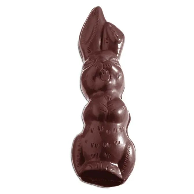 Small Big Eared Rabbit Chocolate Mold - 16 Cavity Silicone Baking Mold for DIY Chocolate, Candy, Soap Making - Perfect for Easter, Birthday Parties & Holiday Gifts