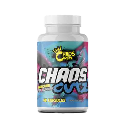 Chaos Crew Chaos Cutz 60 Caps - Premium Supplement for Focus & Energy - Perfect for Gamers, Students & Professionals