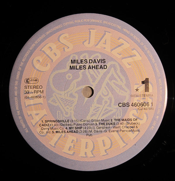 Miles Davis & Gil Evans - Miles Ahead LP Vinyl Record Album (Reissue, Remastered, VG+ Condition) - Perfect for Jazz Collectors & Audiophiles
