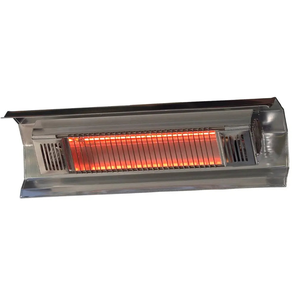 Stainless Steel Wall Mounted Infrared Patio Heater - Outdoor Heating for Patio, Deck, Garden & Restaurant - Perfect for Cold Weather & Entertaining