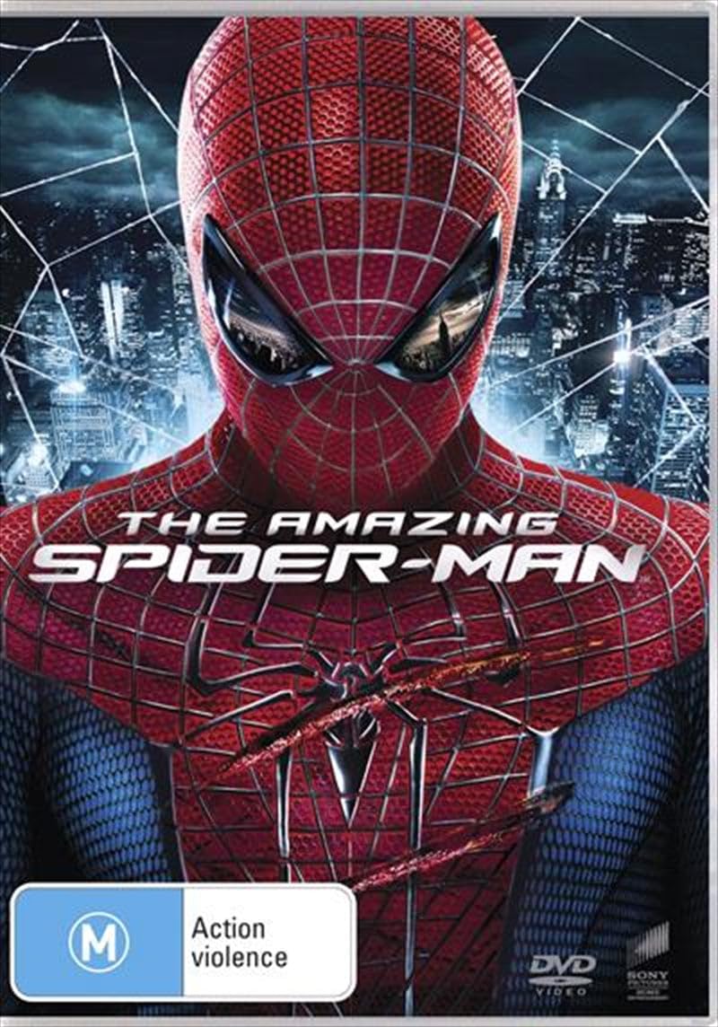 The Amazing Spider-Man DVD - Superhero Action Movie with Andrew Garfield - Perfect for Movie Nights & Marvel Fans