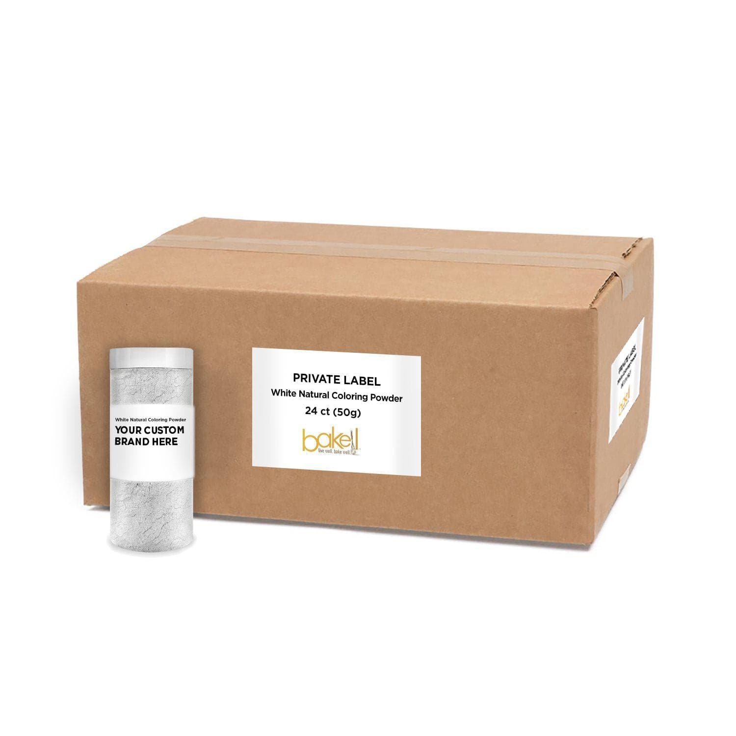 All Natural White Petal Dust for Cake Decorating - Premium Edible Powder for Baking, Wedding Cakes & DIY Desserts - Private Label Ready