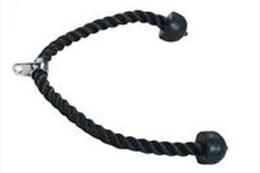 Warrior Double Tricep Rope - Heavy Duty Gym Cable Attachment for Triceps Workouts - Perfect for Home Gym & Commercial Fitness Equipment