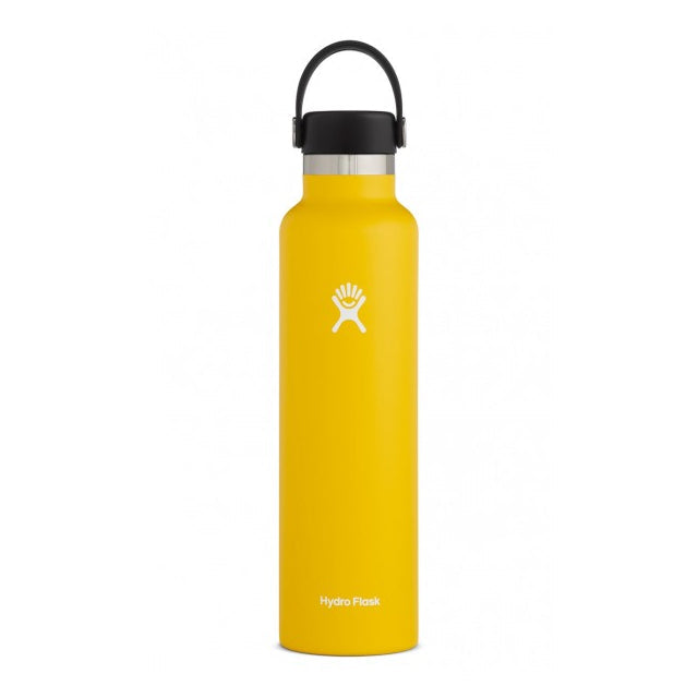 24 oz Standard Mouth Water Bottle - BPA Free, Leak Proof, Durable Stainless Steel for Gym, Hiking & Everyday Use
