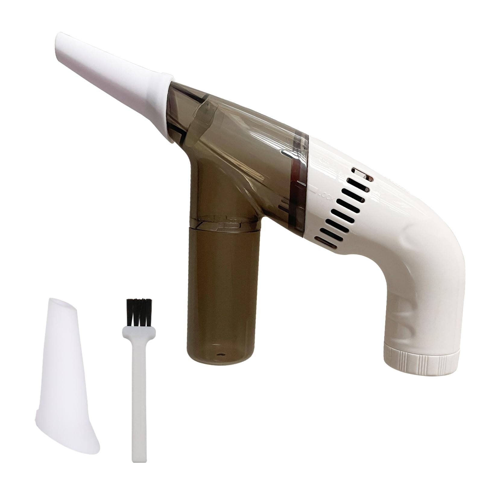 Electric Bead Sucker Bug Vacuum - Handheld Mini Vacuum Cleaner for Jewelry Making, Tiny Car Cleaning & Craft Beads Collection | Portable Suction Tool for DIY Crafts, Home & Office Use (White)