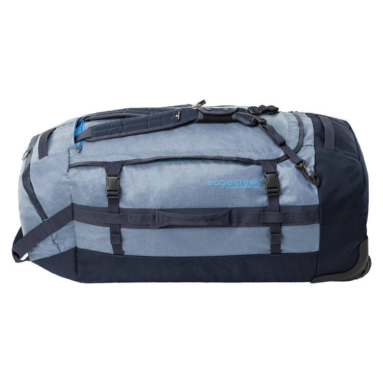Eagle Creek Cargo Hauler Wheeled Duffel Bag 130L - Large Travel Duffel with Wheels, Durable Luggage for Camping & Adventure Trips - Glacier Blue