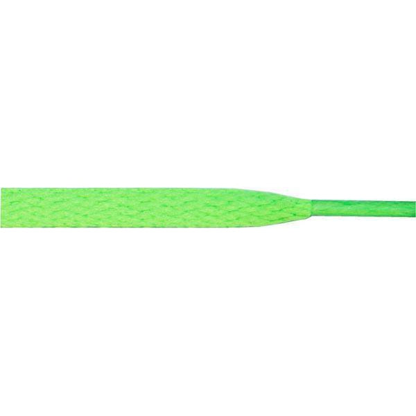 Neon Green Athletic Flat Shoelaces - 5/16 Inch Width (12 Pair Pack) - Perfect for Running Shoes, Sneakers & Casual Footwear