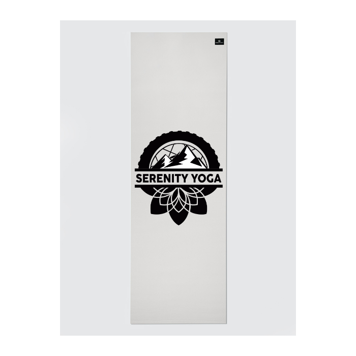Custom Personalized Yoga Mat 6mm Thick - Non-Slip Eco-Friendly Exercise Mat with Unique Design (White) - Perfect for Home Workouts, Yoga Studios & Fitness Classes