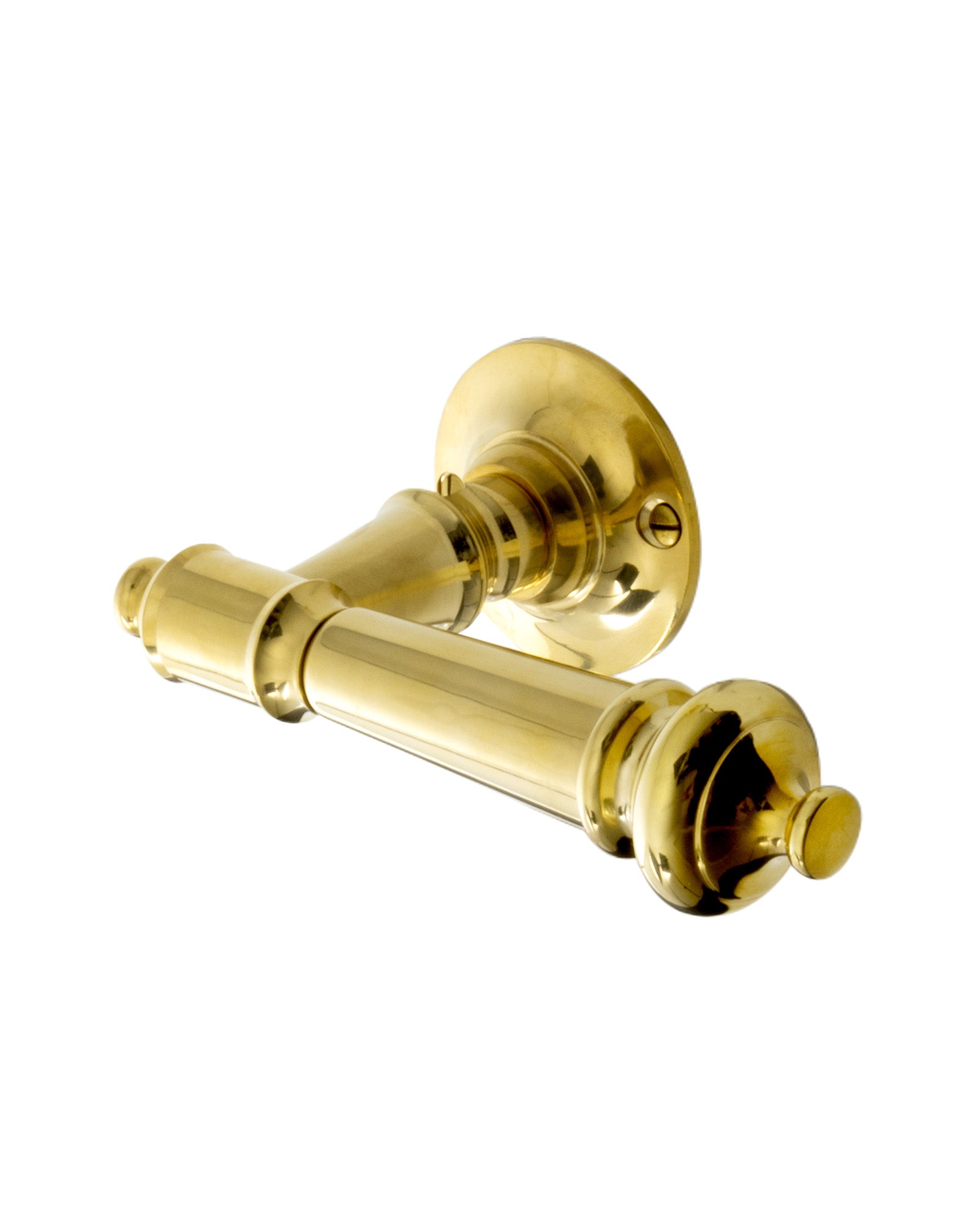 Vintage 1890 Brass Door Handle - Antique Exterior Door Hardware for Classic Home Restoration & Victorian Style Doors