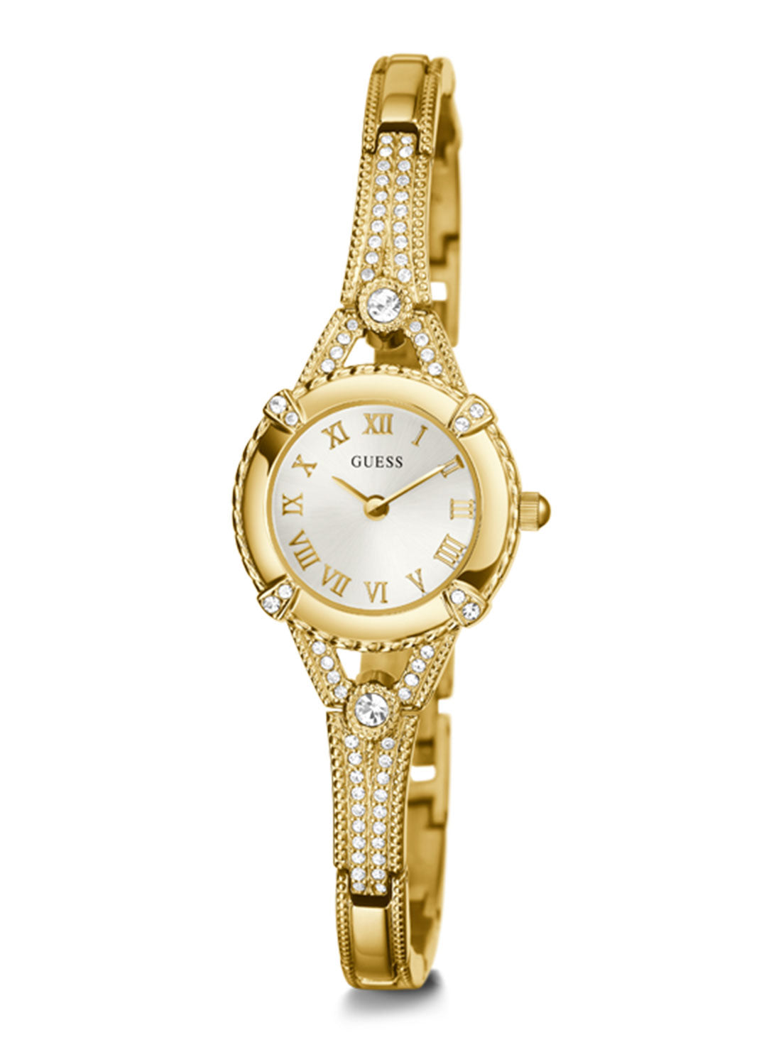 Elegant Gold Angelic Glitz Watch for Women - Luxury Fashion Timepiece for Parties, Weddings & Special Occasions