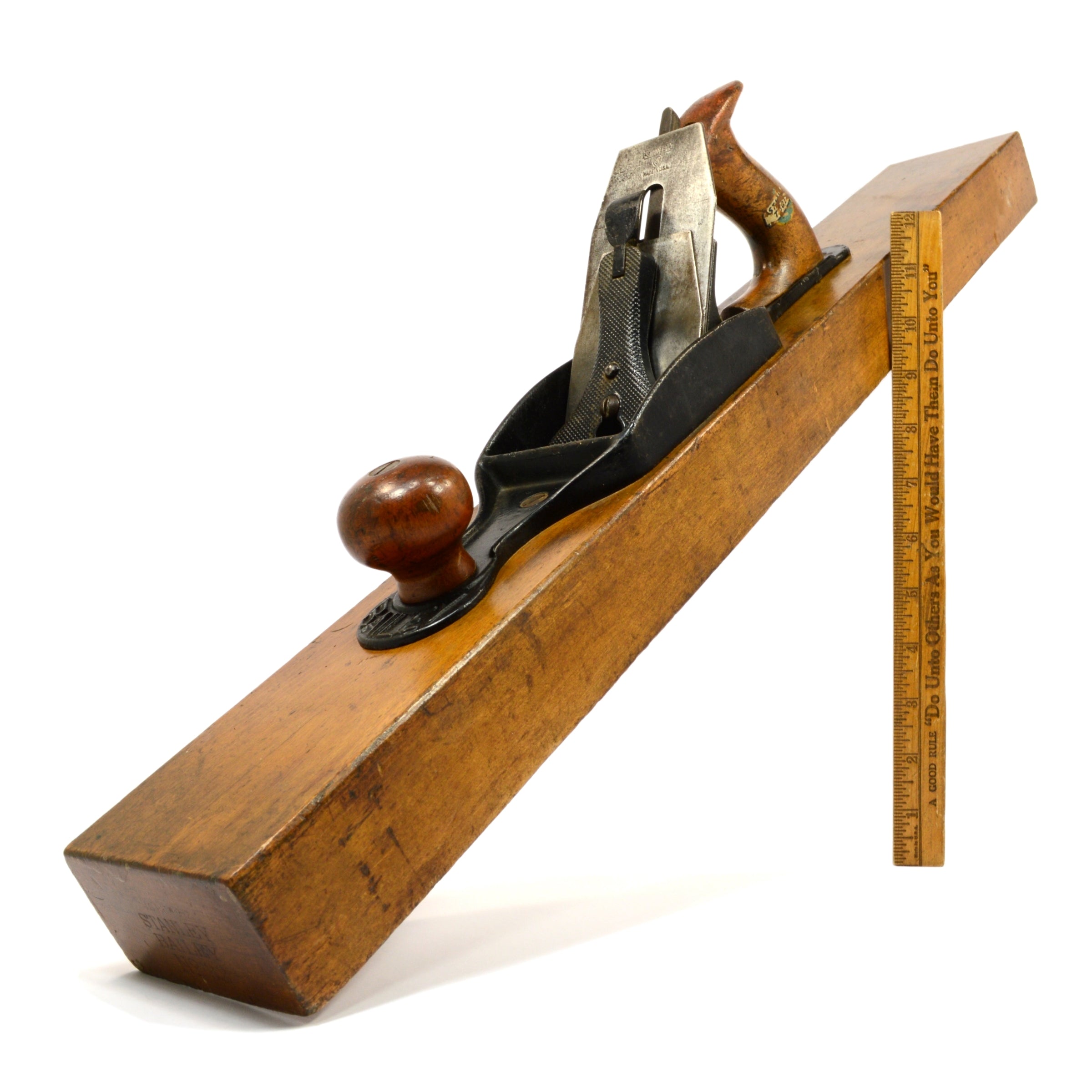 Antique STANLEY BAILEY SW No. 32 JOINTER PLANE Type 16 c.1922 35 Partial Sticker - Vintage Woodworking Tool for Cabinet Making & Fine Carpentry