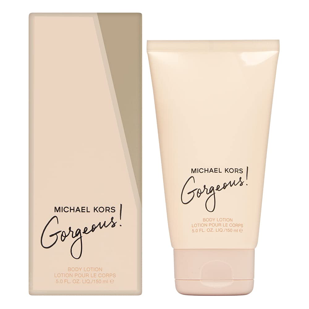 Michael Kors Gorgeous Body Lotion for Women - 5.0 oz Hydrating Moisturizer with Luxurious Fragrance | Perfect for Daily Skincare & Gift Giving