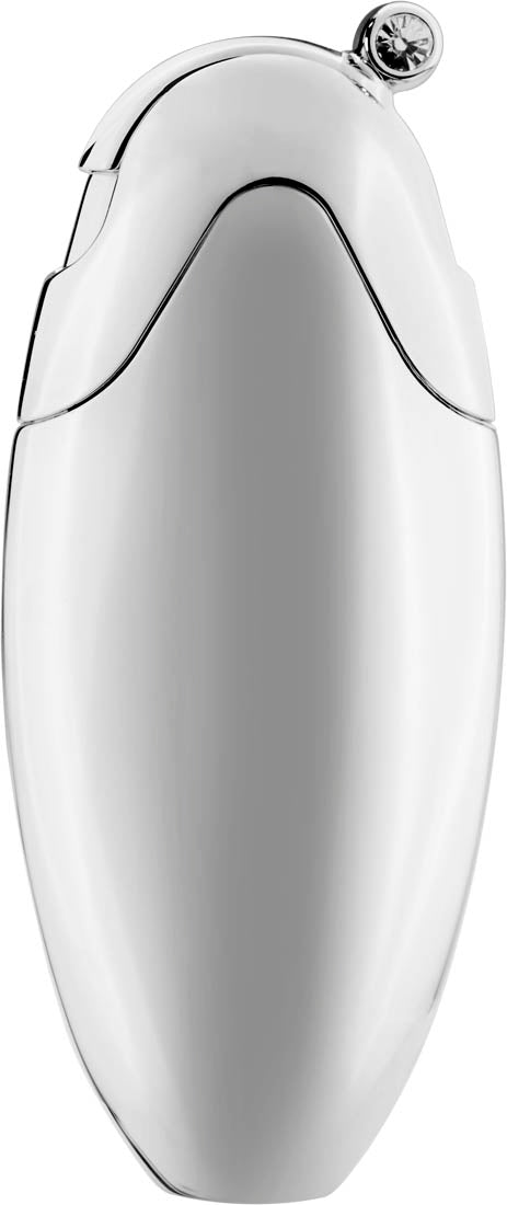 Luxury Caseti Billie Chrome Travel Perfume Atomizer with Swarovski Crystals - Refillable Portable Perfume Spray Bottle for Women, Perfect for Travel, Gym, and On-the-Go Use