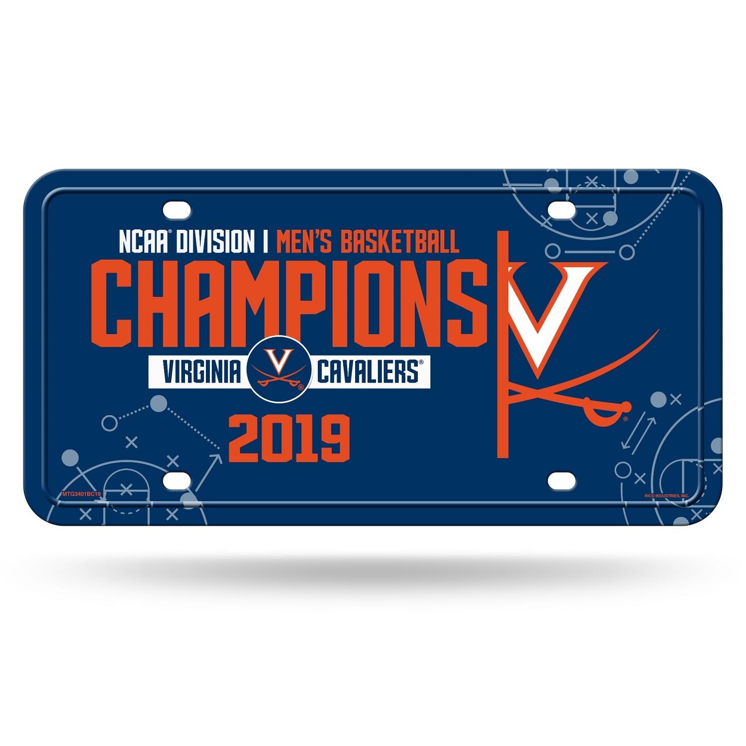 NCAA Texas Tech Red Raiders Metal License Plate Tag - 12