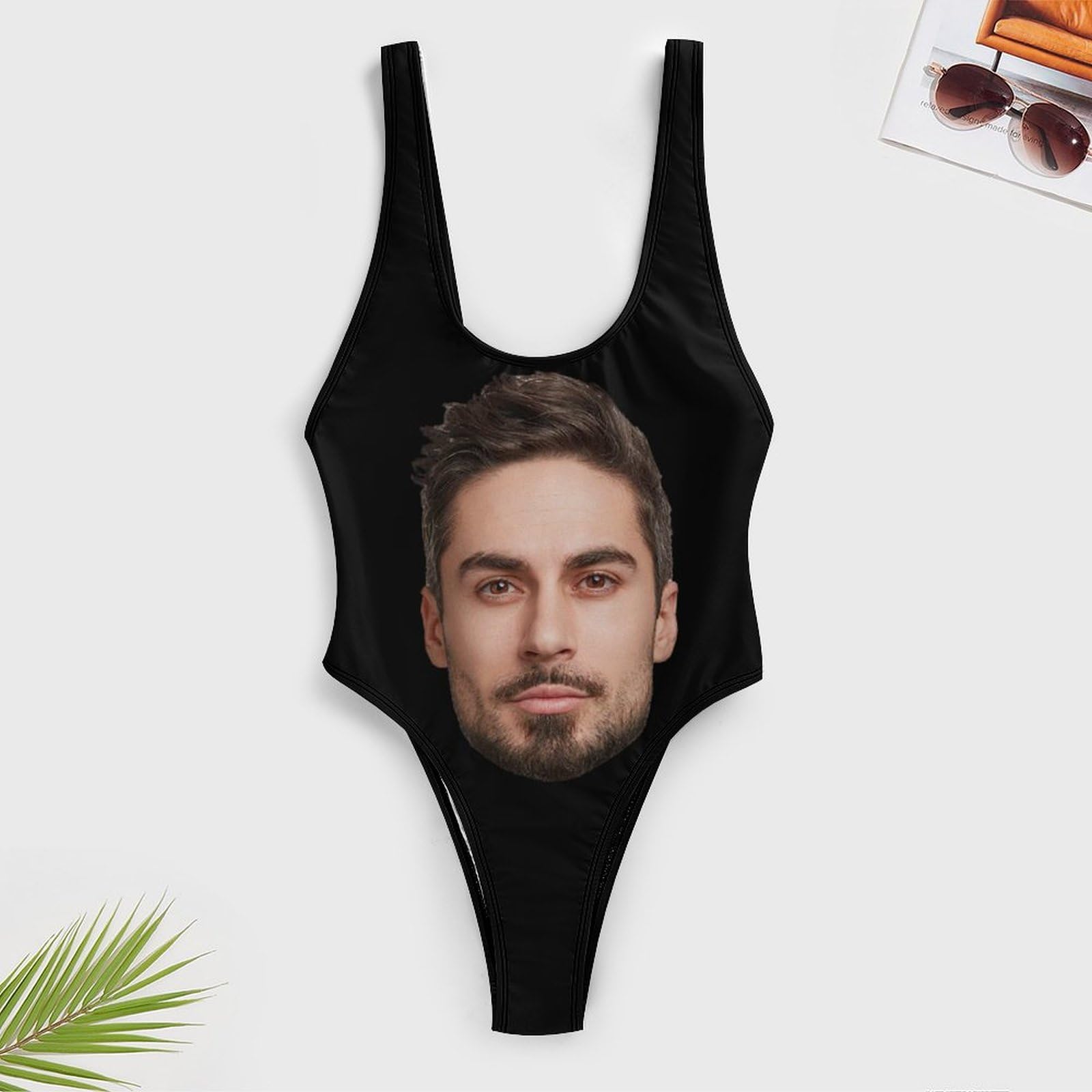 Custom Face Swimsuits for Women - Personalized One Piece Bathing Suits with Photo Print - Perfect for Beach Vacations, Pool Parties & Unique Gifts