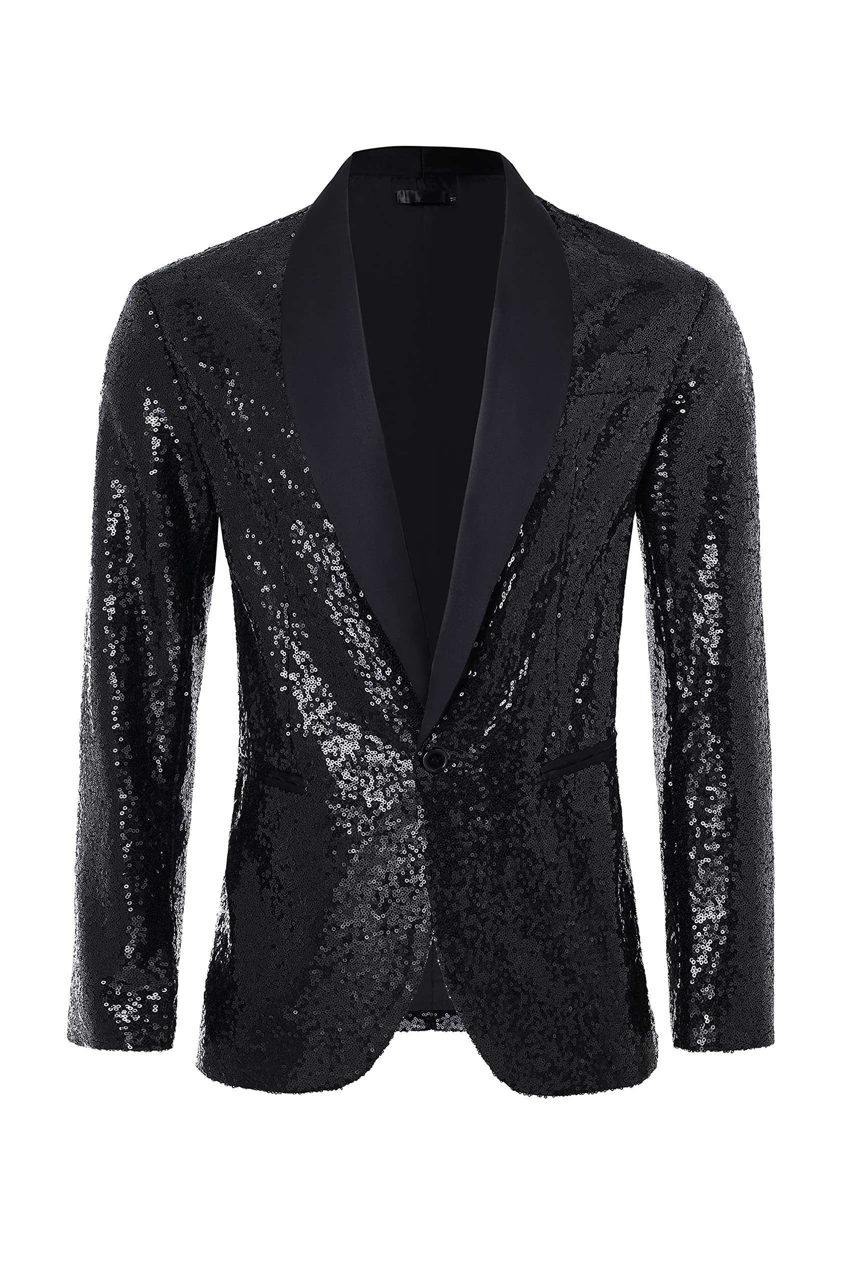 Coucoland Men's Sequin Blazer Tuxedo Jacket - Sparkling Formal Suit Coat for Weddings, Parties & Special Events | Elegant Fashion Blazer for Men