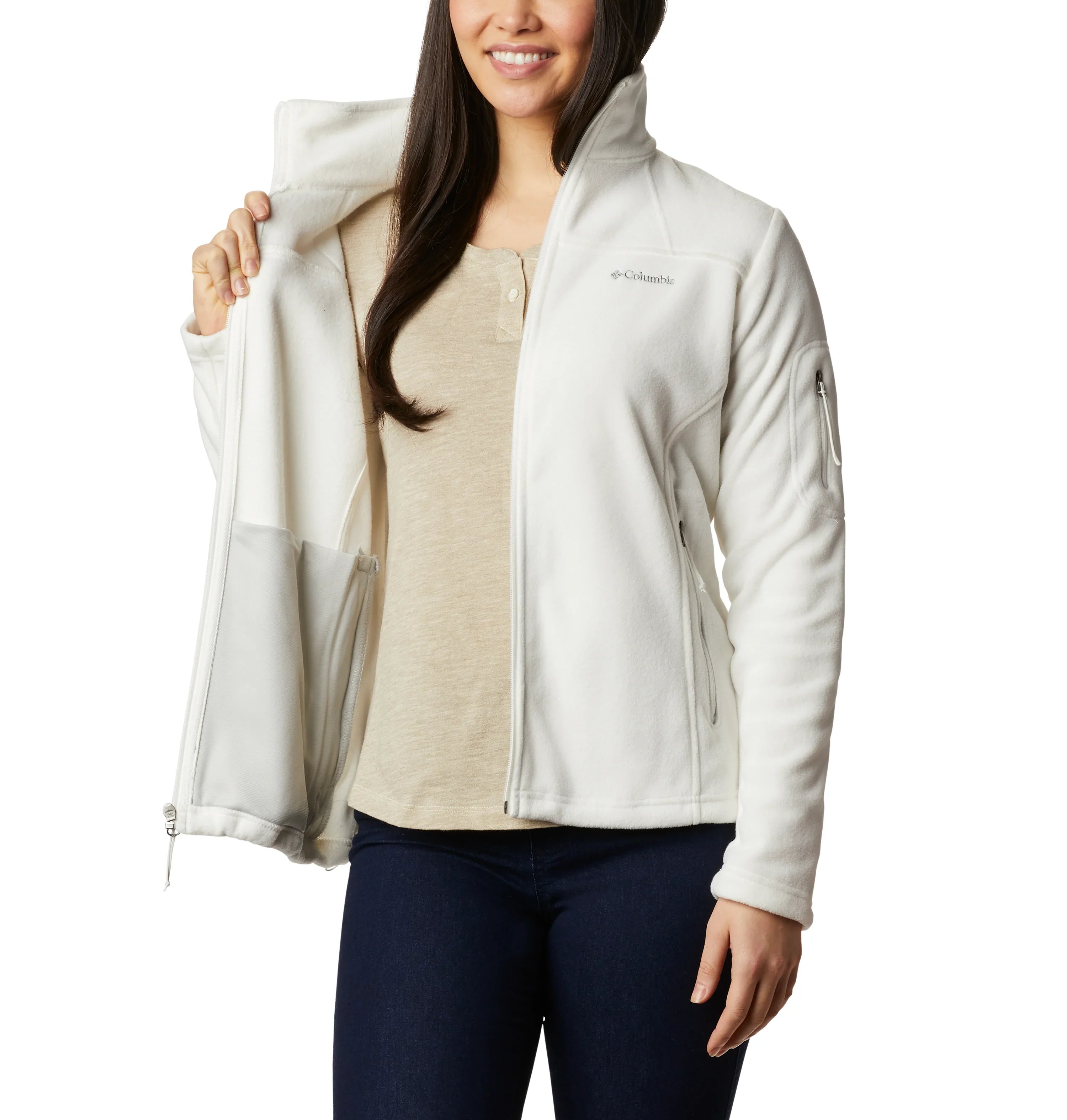 Columbia Fast Trek™ II Jacket for Women - Lightweight Waterproof Hiking Jacket with Omni-Tech Protection - Perfect for Outdoor Adventures, Camping & Travel