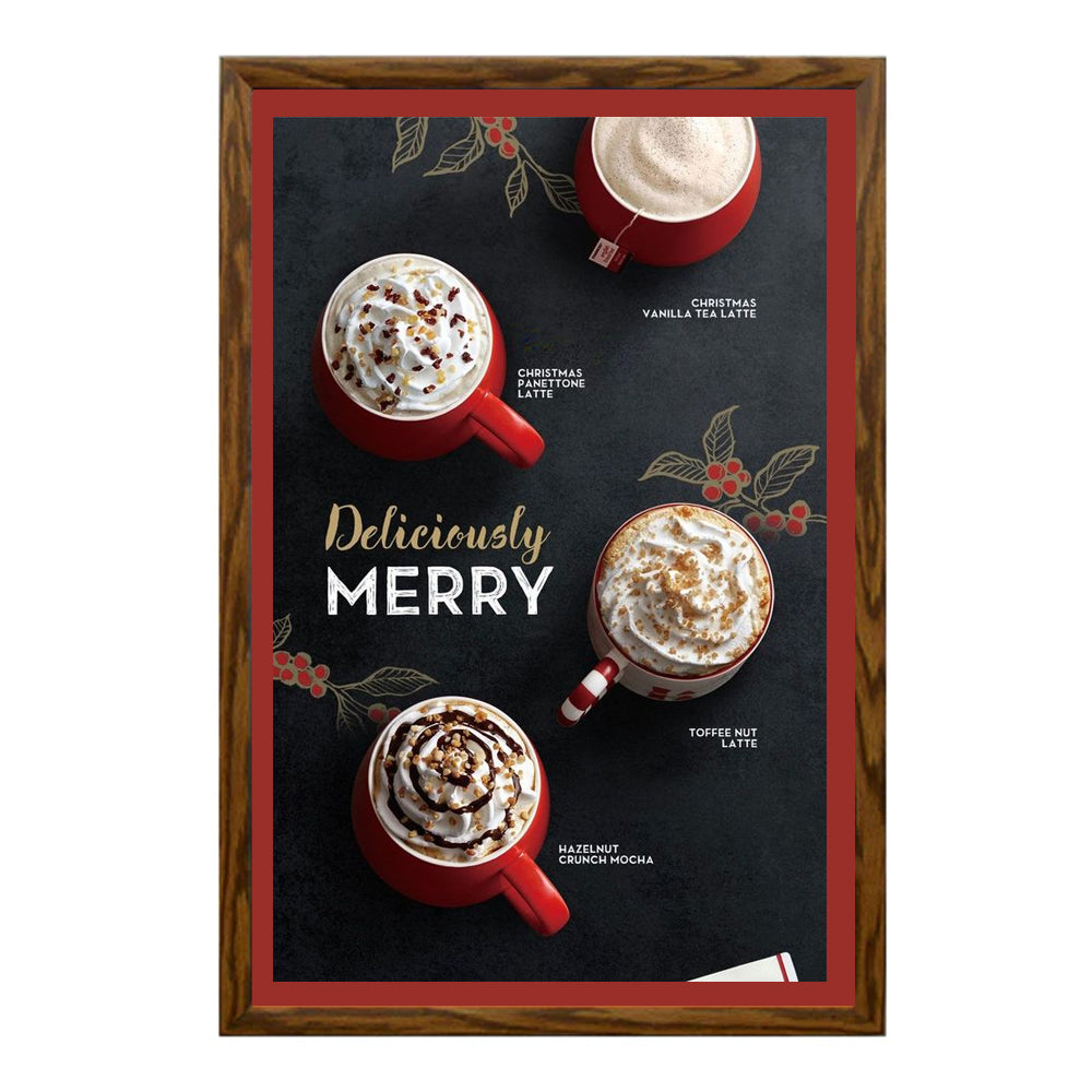 Premium 24x30 Wood Snap Frames for Posters - 2 Wide Matboard Included - Perfect for Home Decor, Office Displays & Art Exhibitions