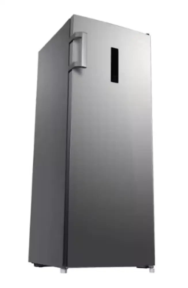 CHiQ CSH165NSS 166L Hybrid Vertical Frost Free Freezer Stainless Steel - Energy Efficient Upright Freezer for Home, Kitchen, Garage & Office Use