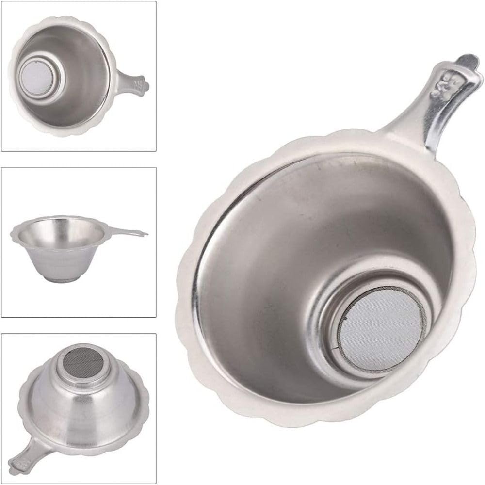 Premium 3D Printer Resin Filter Kit - Silicone Collapsible Funnel with Stainless Steel Mesh for Easy Resin Recycling | Perfect for SLA/DLP 3D Printing & Jewelry Making