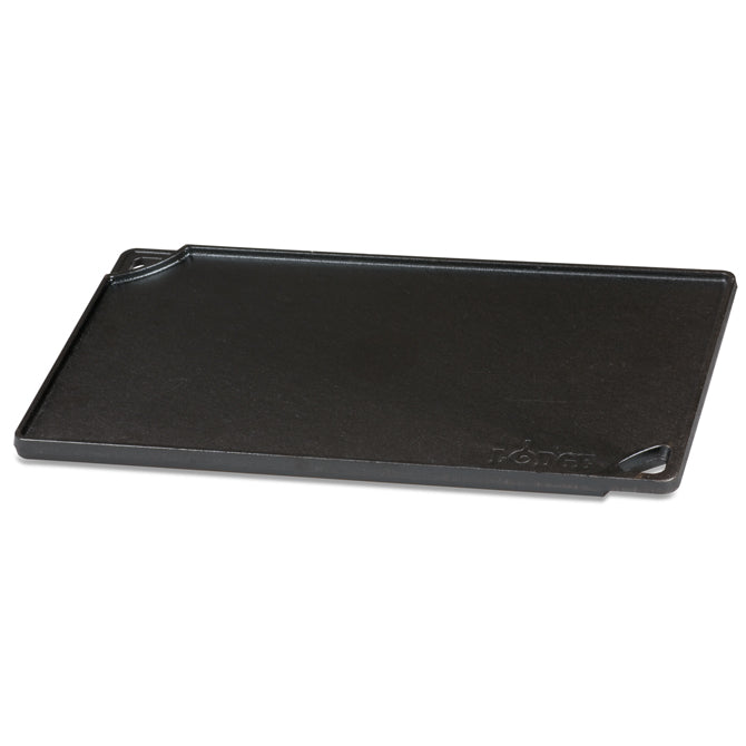 Reversible Cast Iron Grill and Griddle - Dual-Sided Cooking for Indoor & Outdoor BBQ, Camping, and Backyard Parties