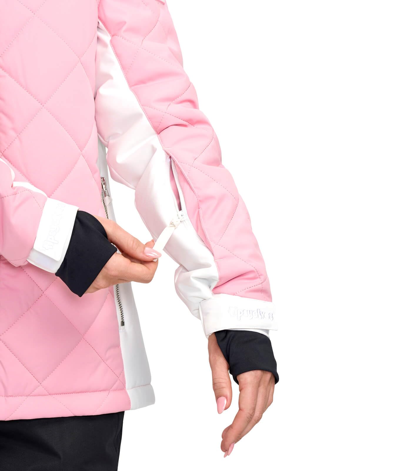 Women's Waterproof Ski Jacket - Bright Colorful Hooded Snow Jacket for Adults | Tipsy Elves Après Ski Outerwear | Perfect for Skiing, Snowboarding & Winter Adventures