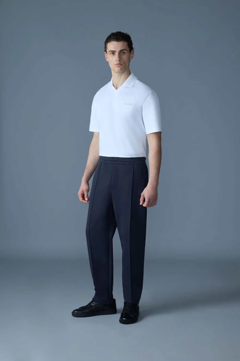 MACKAGE Jamil R Double Face Jersey Sweatpants for Men - Comfortable Casual Joggers with Elastic Waistband - Perfect for Lounge Wear, Gym, and Travel