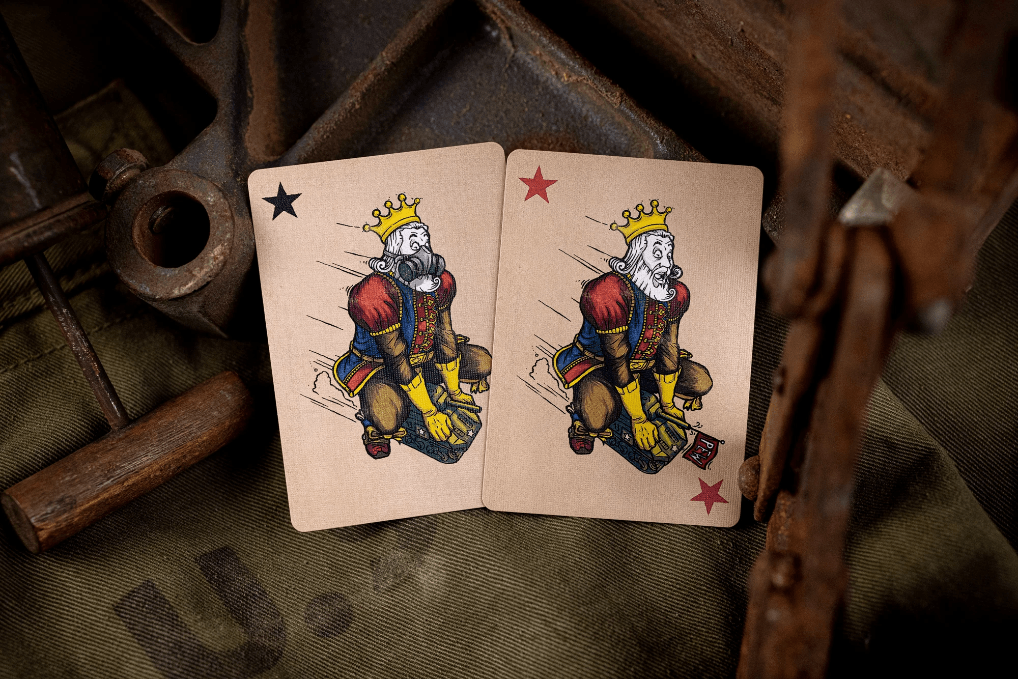Invincible Sherman Tank Playing Cards - WW2 Military Themed Deck for Poker, Magic Tricks & Collectors | Perfect for Game Nights & History Enthusiasts