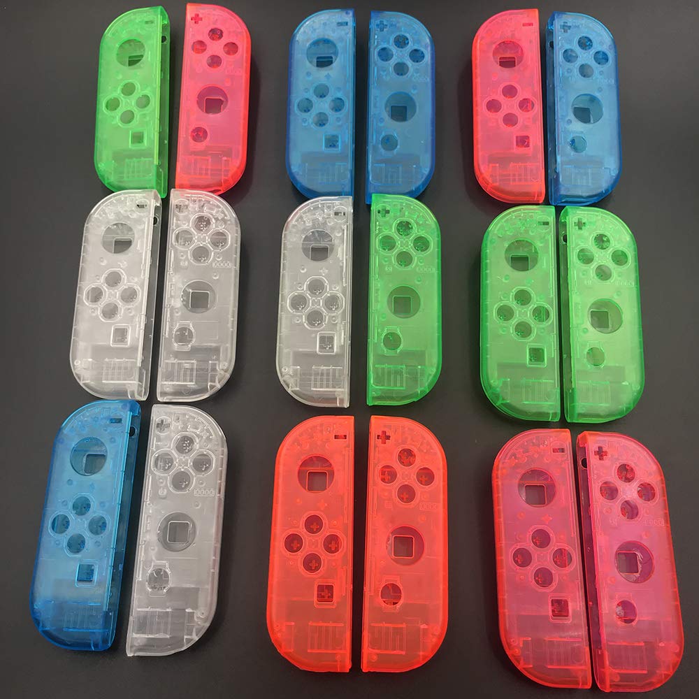 Colorful Joy-Con Controller Shell Cover for Nintendo Switch - Orange Faceplate with Buttons | Gaming Accessories for Enhanced Play & Customization