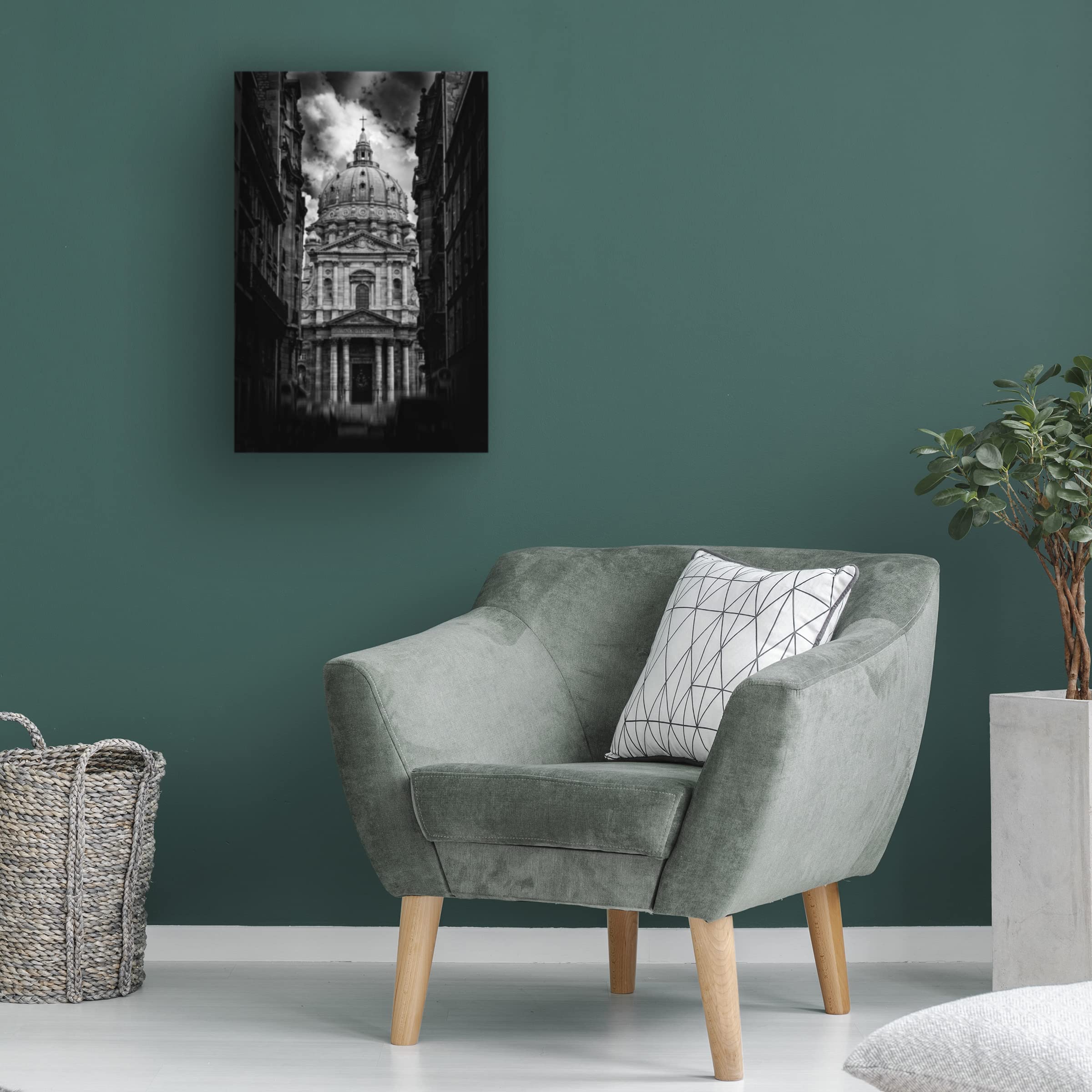 Trademark Fine Art 'Paris Or Roma?' Canvas Wall Art Print by Klefer - Elegant Home Decor for Living Room, Bedroom & Office