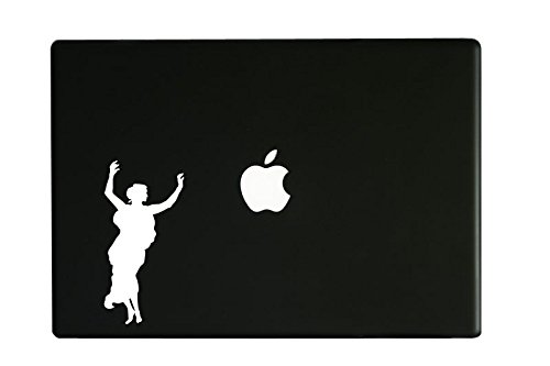 5 Inch White Vinyl Aphrodite God Decal Sticker - Durable, Weatherproof, Easy to Apply for Cars, Laptops, Windows, and Home Decor
