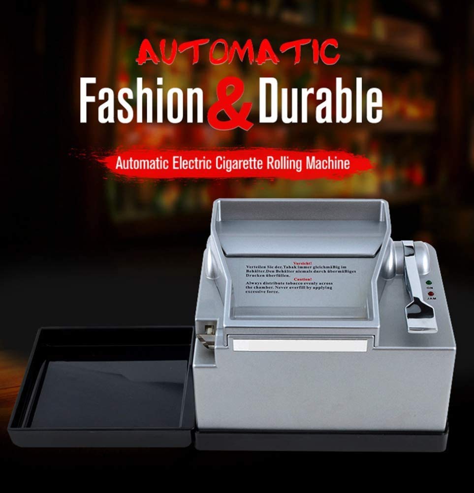 Automatic Cigarette Rolling Machine 110V-240V - Electric Cigarette Maker for Home, Office, Garden & Car Use - Perfect for DIY Tobacco Enthusiasts & Rolling Convenience