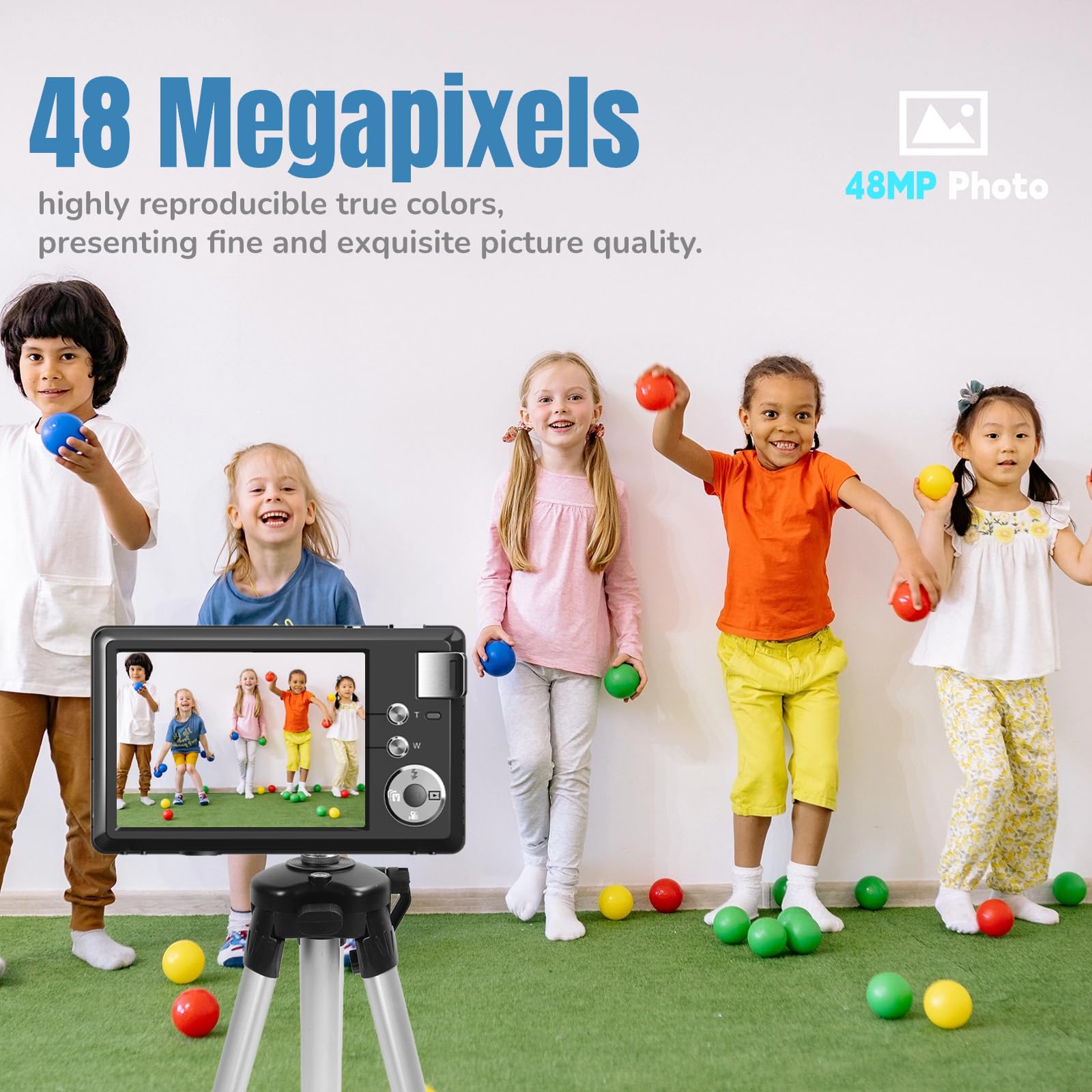 48MP Digital Camera for Photography & 4K Vlogging - 3.0