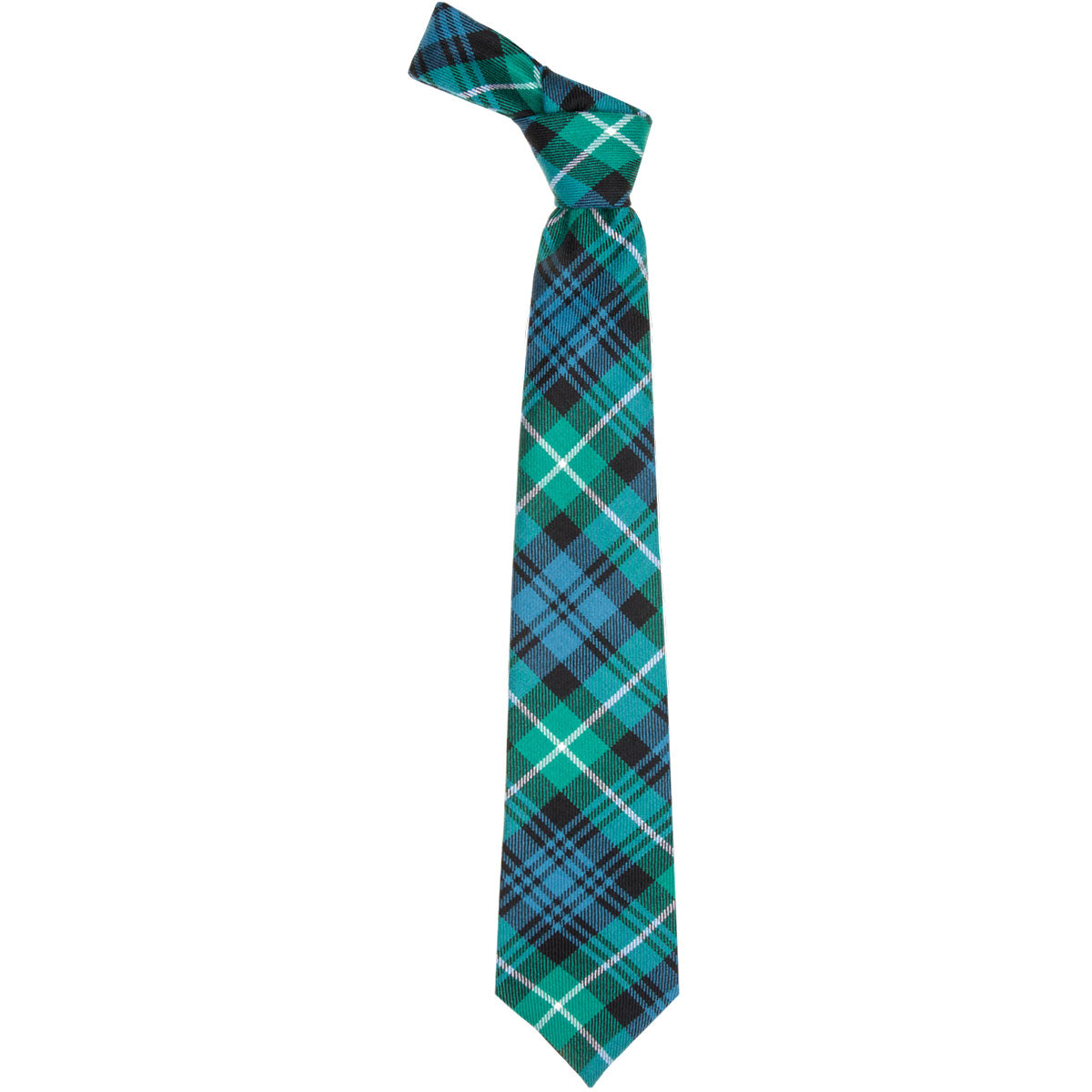 Lamont Ancient Tartan Tie - Premium Scottish Wool Necktie by Lochcarron Weavers | Perfect for Weddings, Business & Formal Occasions