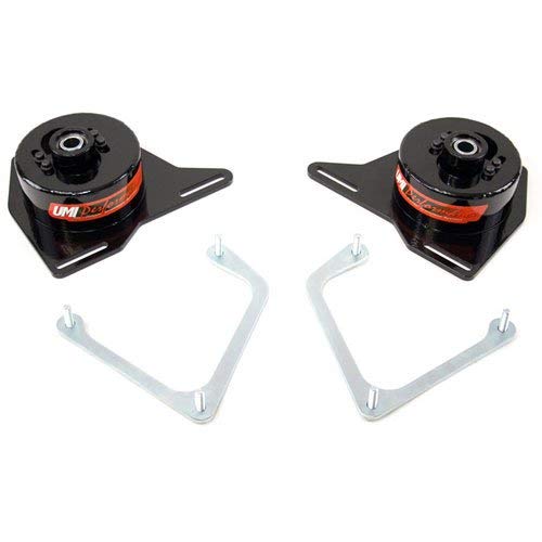 UMI Performance 2040-B GM F-Body Spherical Caster/Camber Plates - Black | High-Performance Suspension Upgrade for GM F-Body Cars | Perfect for Racing, Track Days & Street Performance