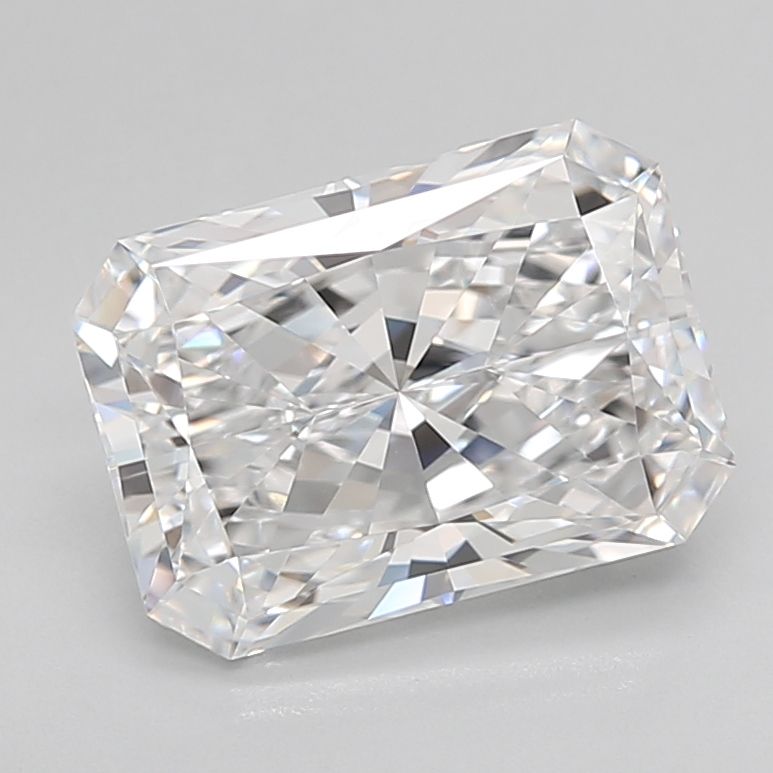 3.16 Carat D Color VVS1 Clarity Radiant Cut Lab-Grown Diamond for Engagement Rings & Fine Jewelry
