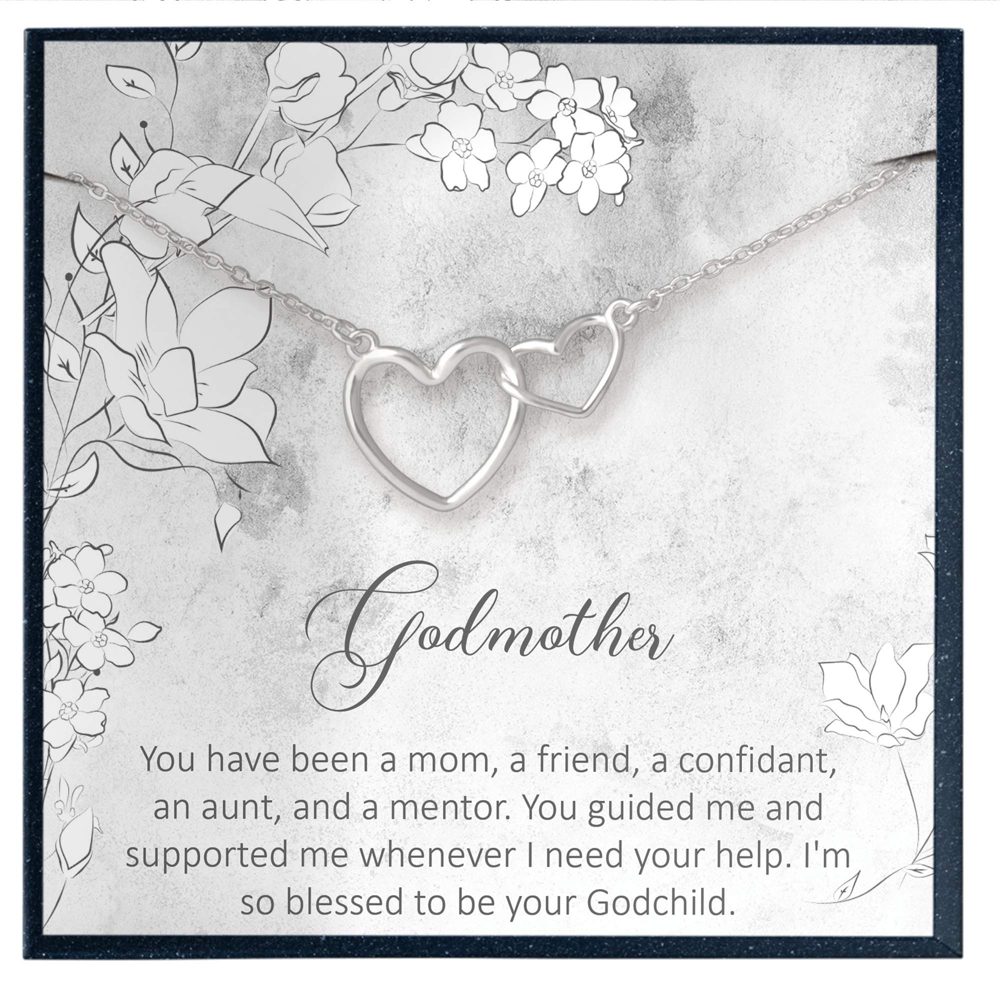 Will You Be My Godmother Necklace - Elegant Godmother Proposal Jewelry Gift for Fairy Godmother & Godparents - Perfect for Baptism, Christening & Special Occasions