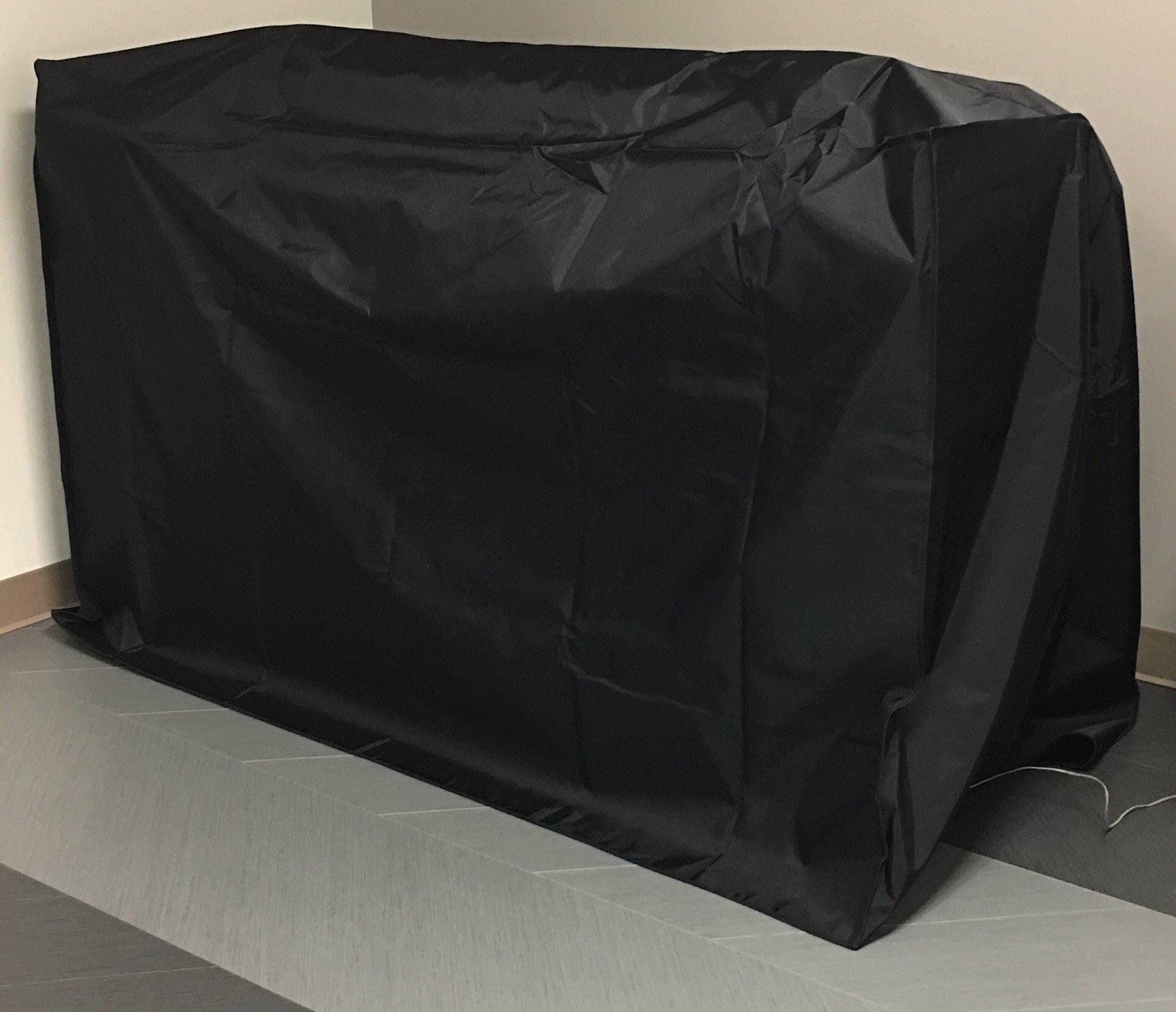Comp Bind Technology Anti-Static Black Nylon Dust Cover for HP DesignJet 800 42'' Printer, 66''W x 24''D x 43'H - Perfect for Office and Studio Protection