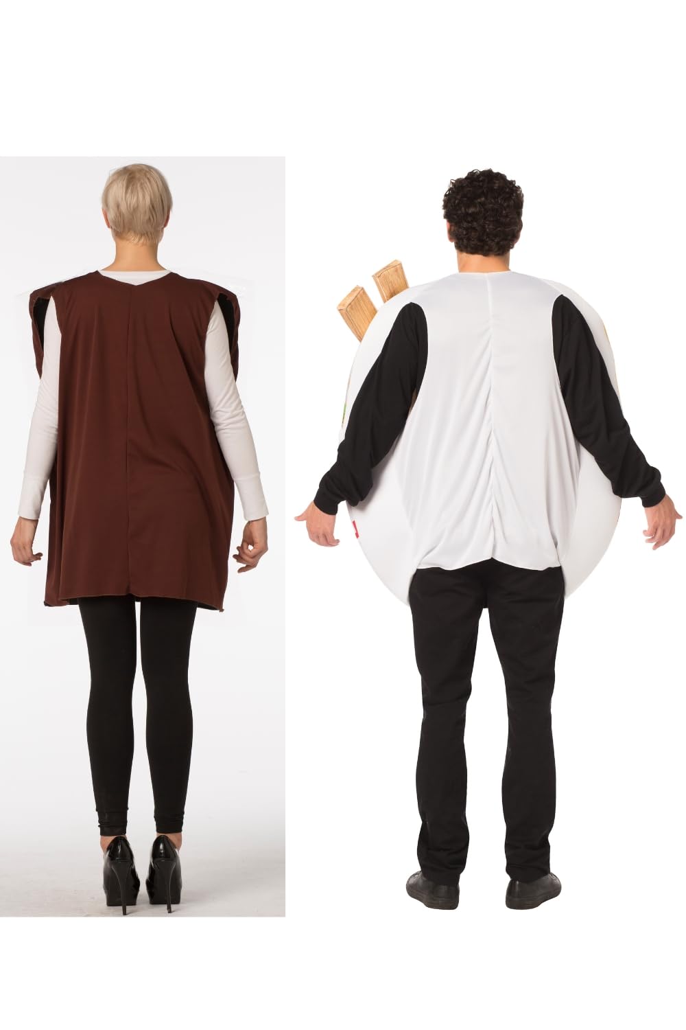 Rasta Imposta Soy Sauce & Pho Bowl Couples Halloween Costume Set - Fun Asian Food Themed Couple Outfit for Costume Parties & Cosplay Events