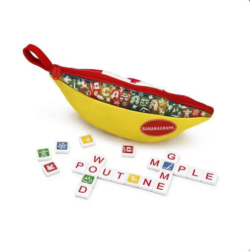 Bananagrams Word Game - Fun Family Board Game for Kids & Adults - Perfect for Travel, Parties & Educational Play