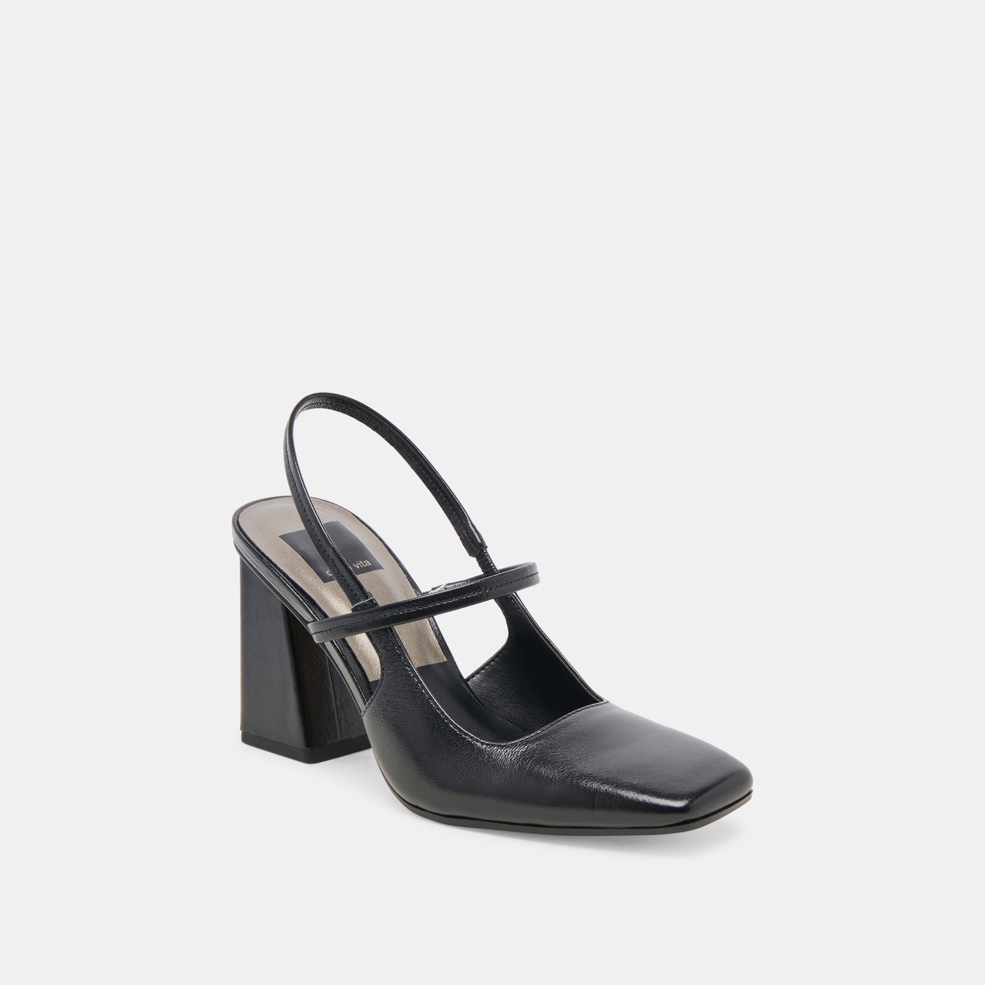 SOYER Women's High Heels - Midnight Crinkle Patent Leather Pumps for Party, Wedding & Evening Wear - Comfortable Dress Shoes for Women